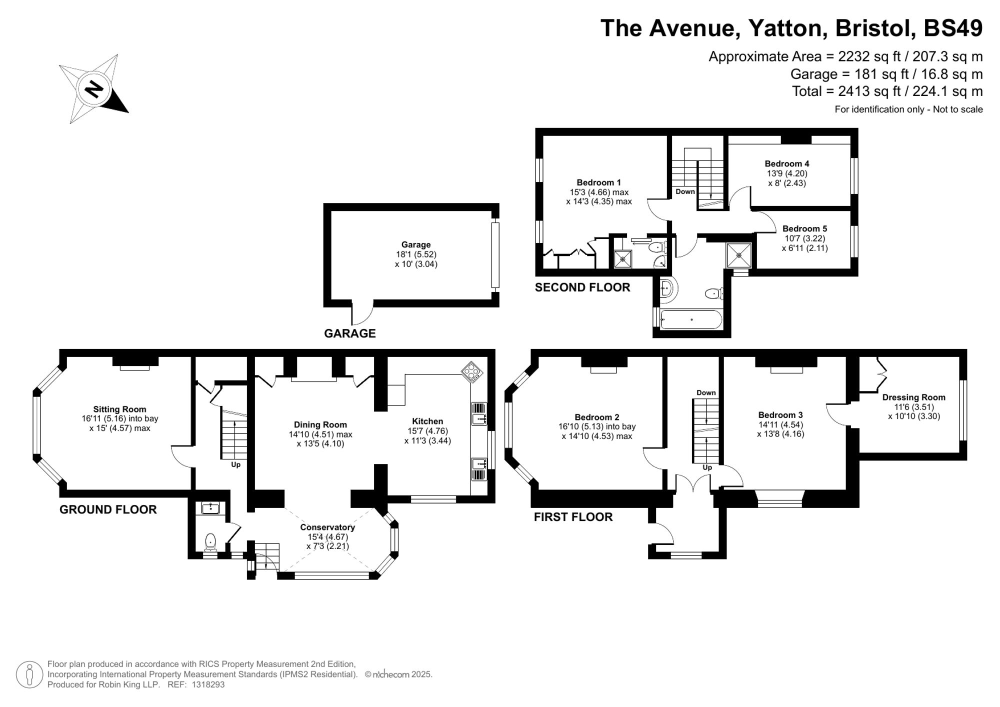 Floorplan for The Avenue, Yatton, BS49