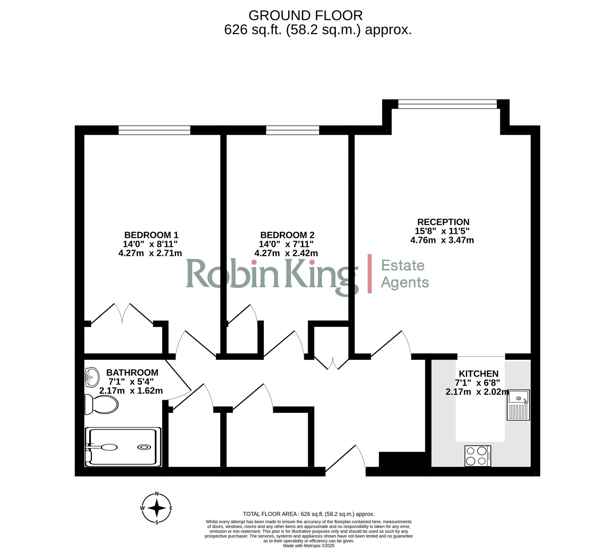 Floorplan for School Road, Wrington, BS40