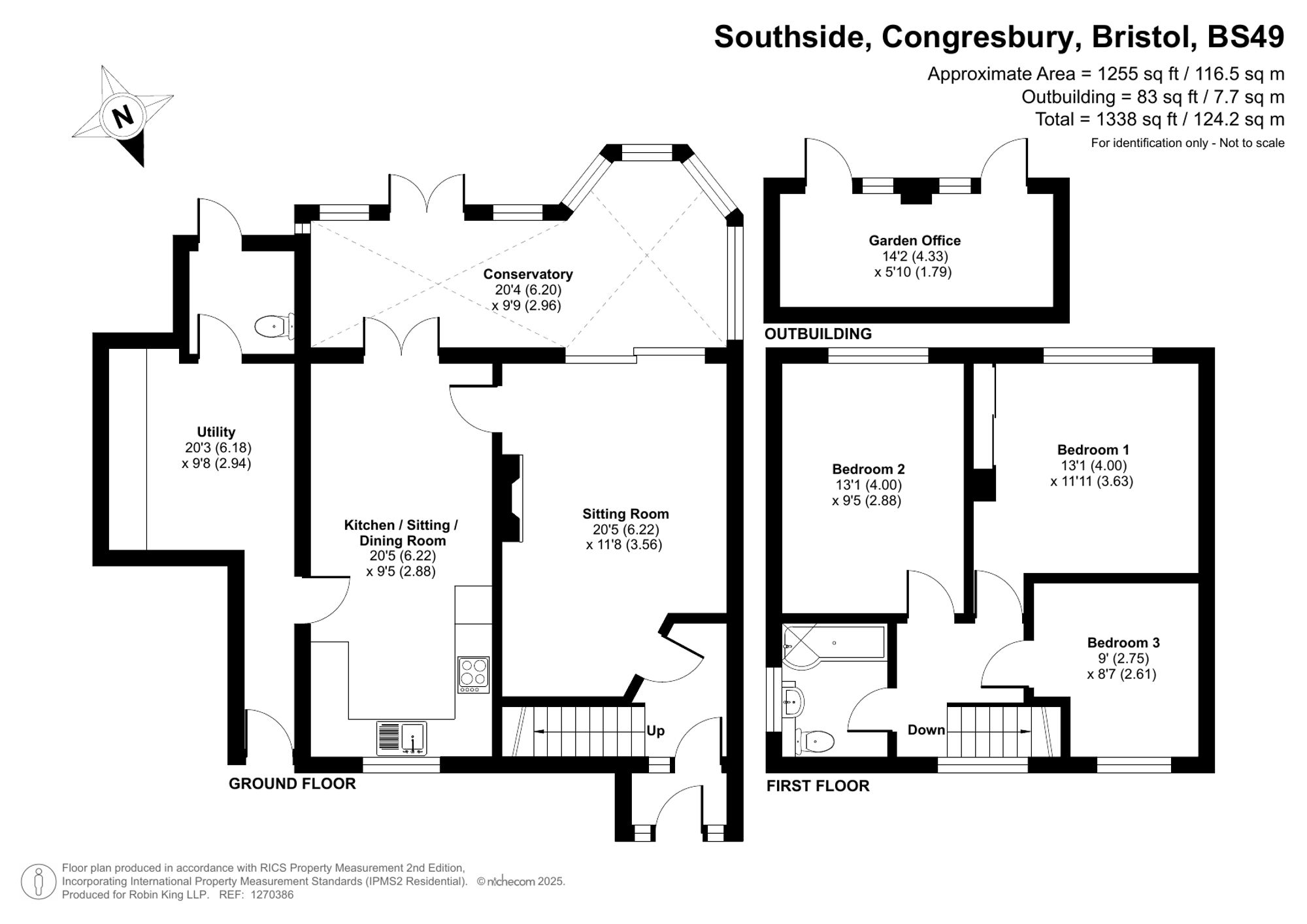 Floorplan for Southside, Congresbury, BS49