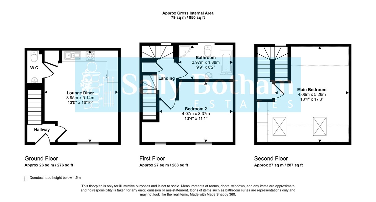 Floorplan for Hopewell Road, Matlock