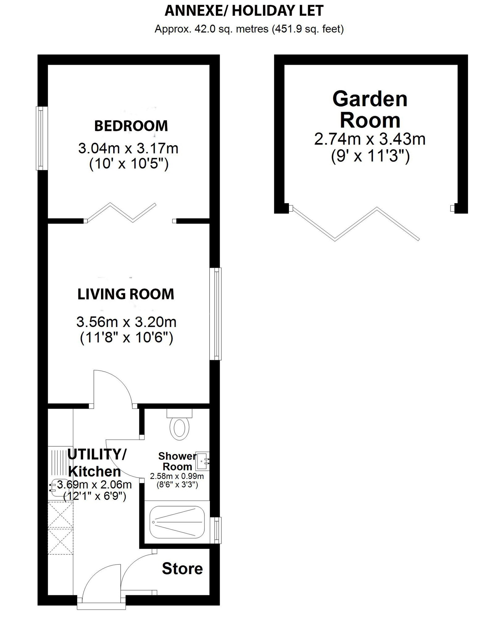 Floorplan for The Stables, Overton Hall, Overton, Ashover.