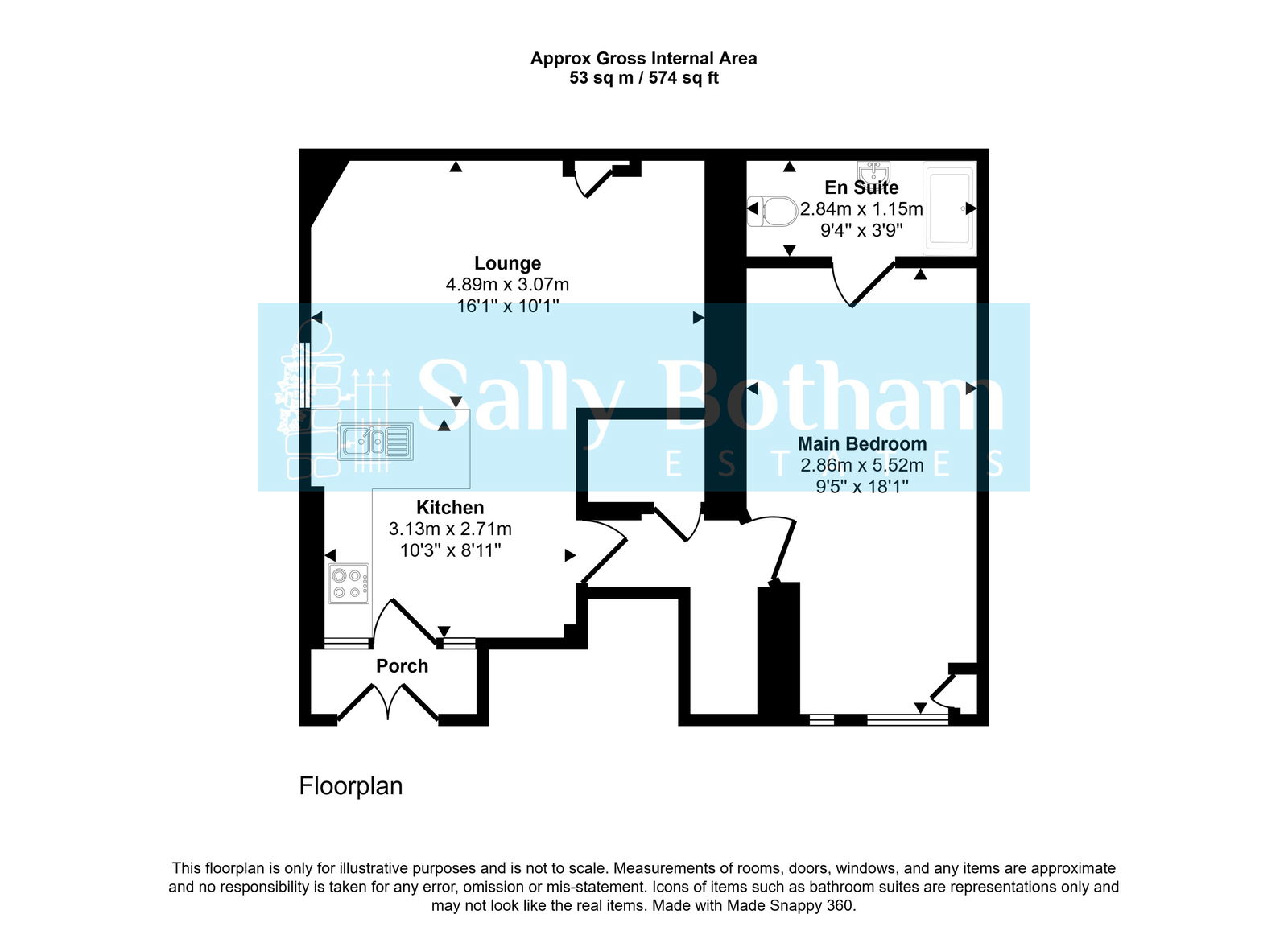 Floorplan for Smedley Street East, Matlock, DE4 3FQ
