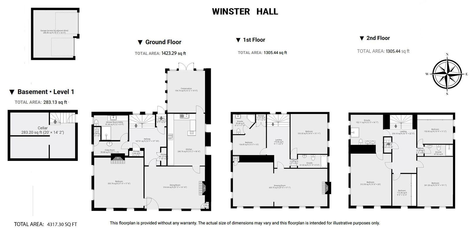 Floorplan for Main Street, Winster.