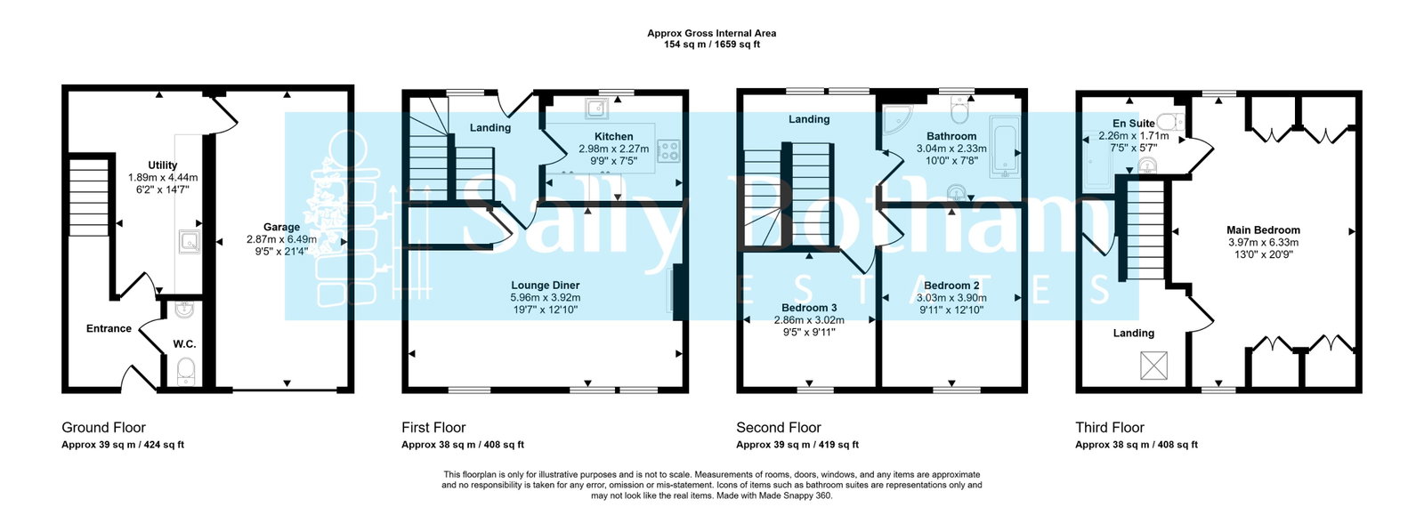 Floorplan for Malthouse Lane, Ashover