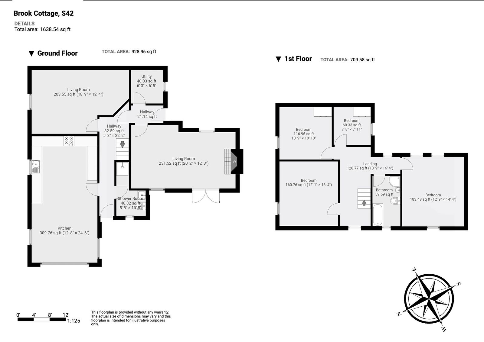 Floorplan for Mill Lane, Old Tupton, Chesterfield.