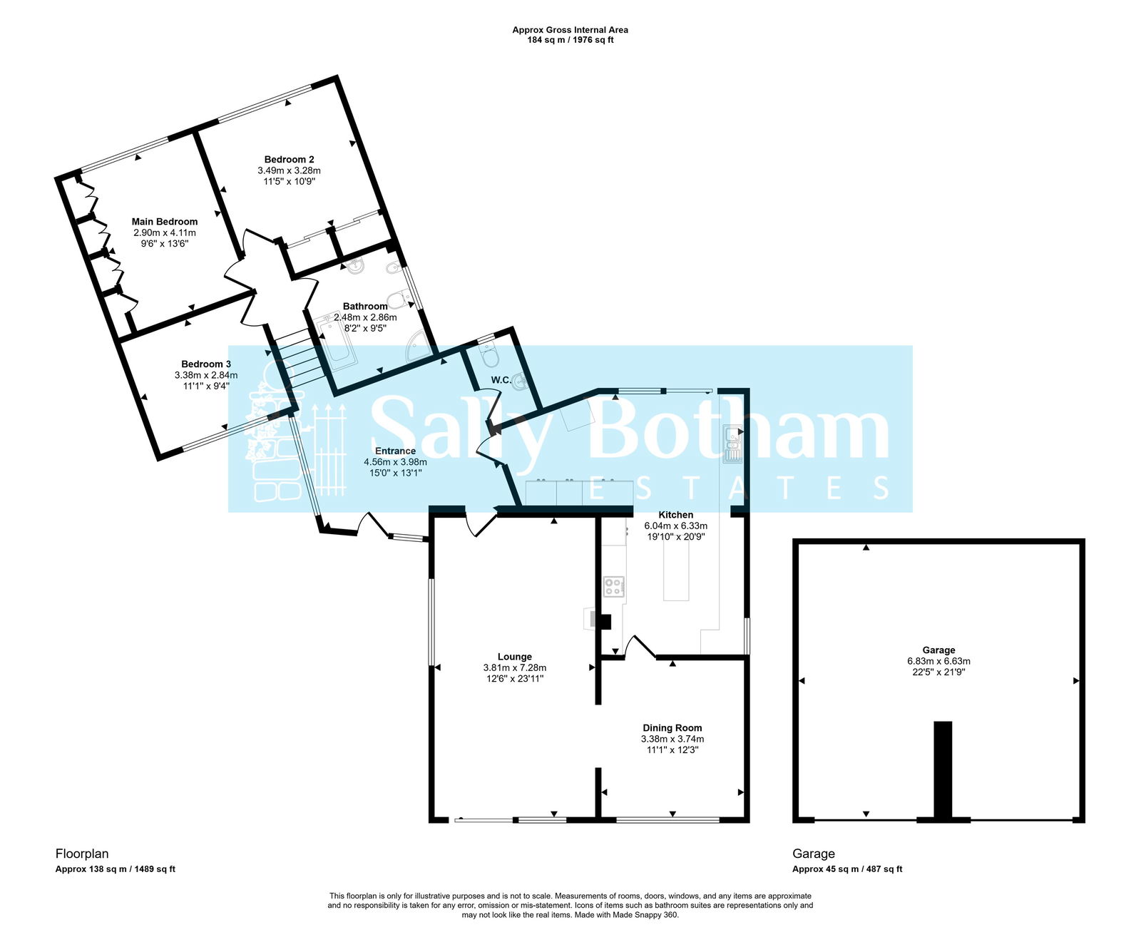 Floorplan for Chapel Hill, Ashover, Chesterfield, S45 0AT