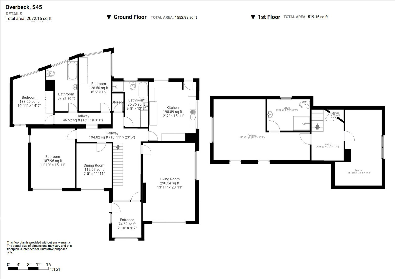 Floorplan for Cripton Lane , Ashover