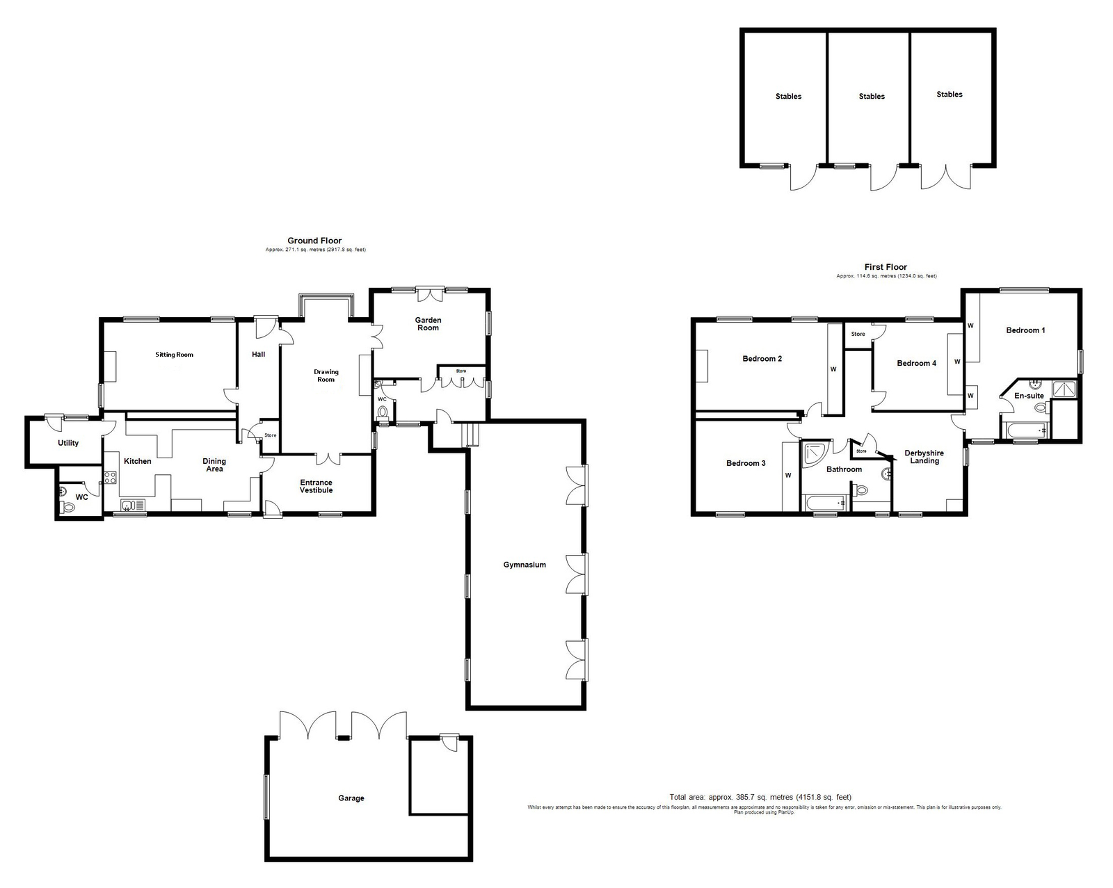 Floorplan for Coombs Road, Bakewell, DE45 1AQ