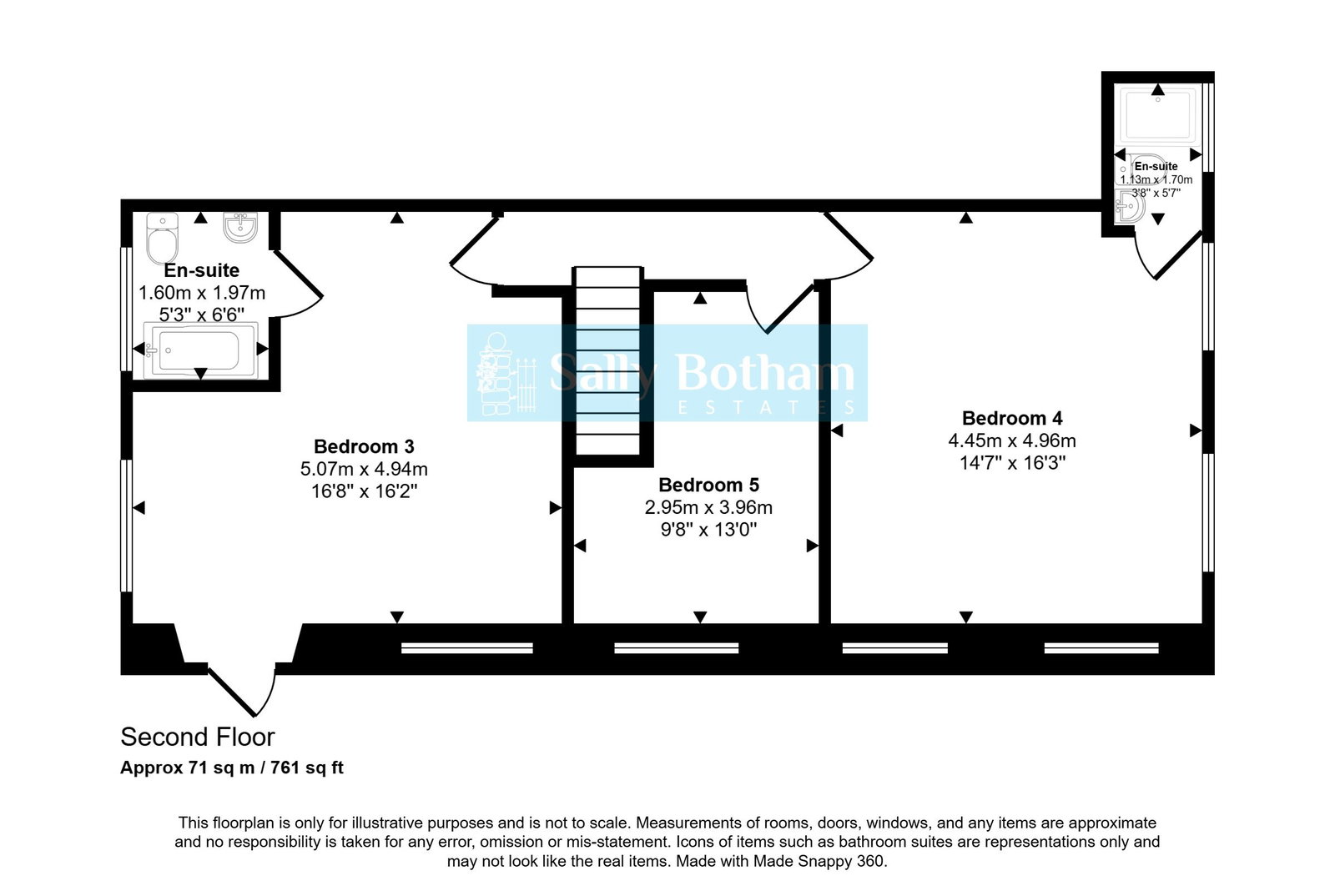 Floorplan for Overton, Ashover, Chesterfield, S45 0JR