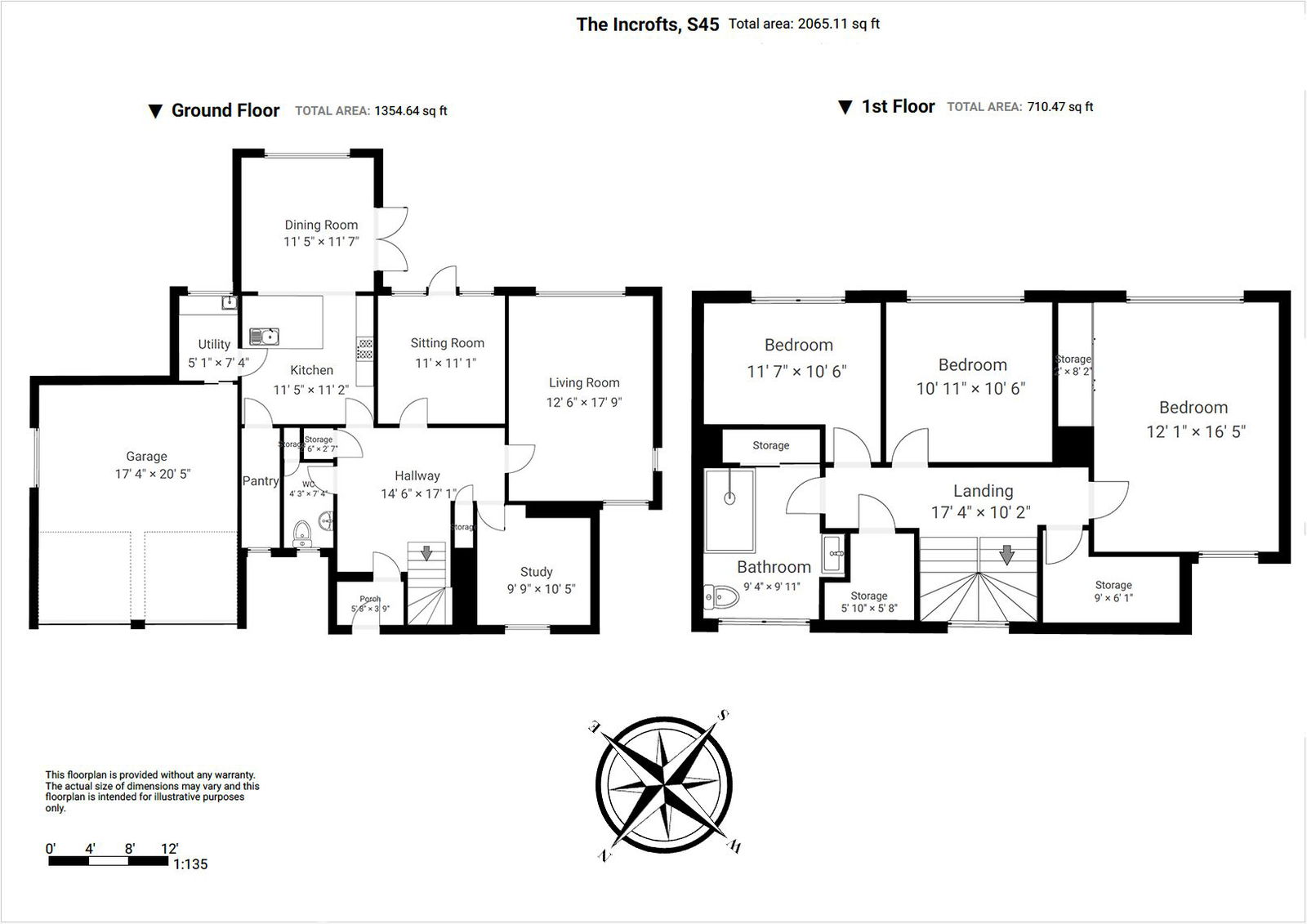 Floorplan for Narrowleys Lane, Ashover, Chesterfield, S45 0AU