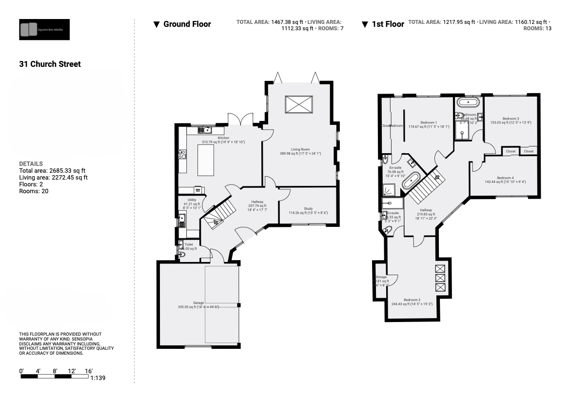 Floorplan for Church Street, Shirland, Alfreton, DE55 6BJ