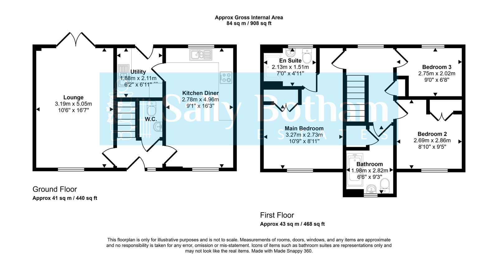 Floorplan for Morledge, Matlock DE4 3SB