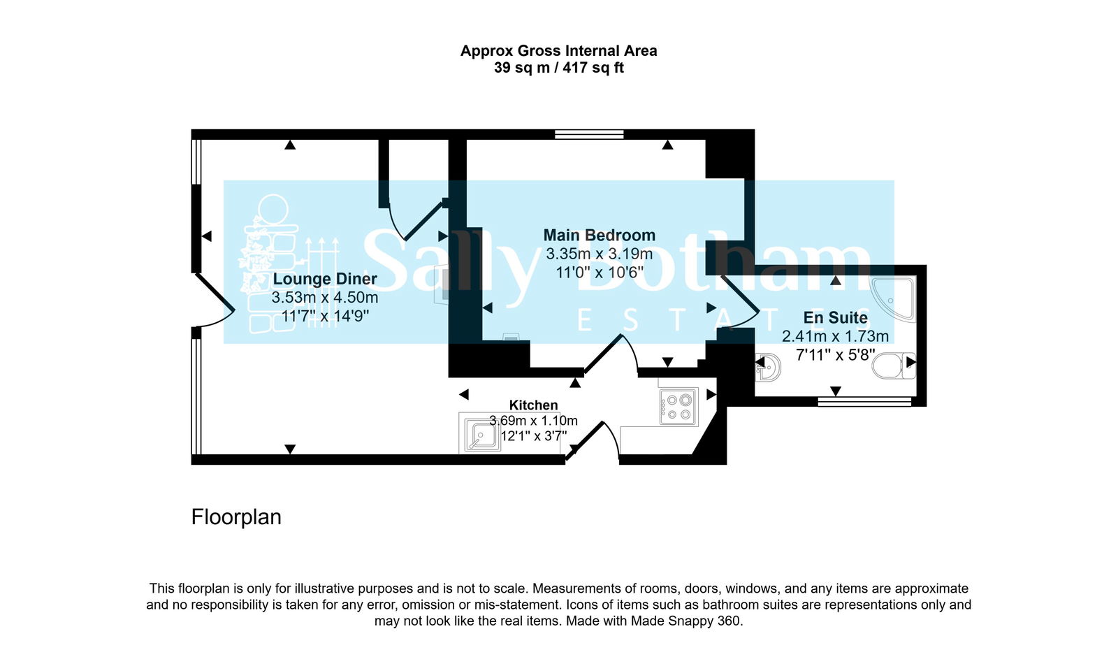Floorplan for Main Road, Matlock, DE4 2LJ