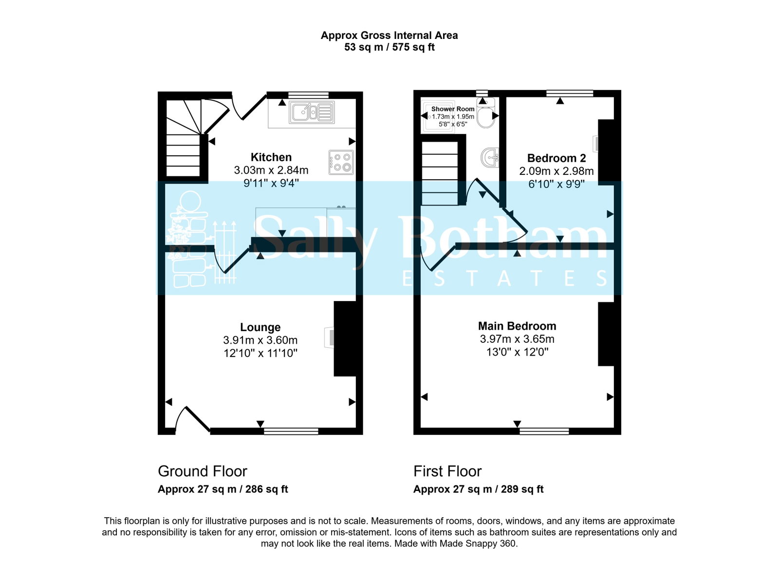 Floorplan for Warmbrook, Wirksworth, Matlock, DE4 4EA