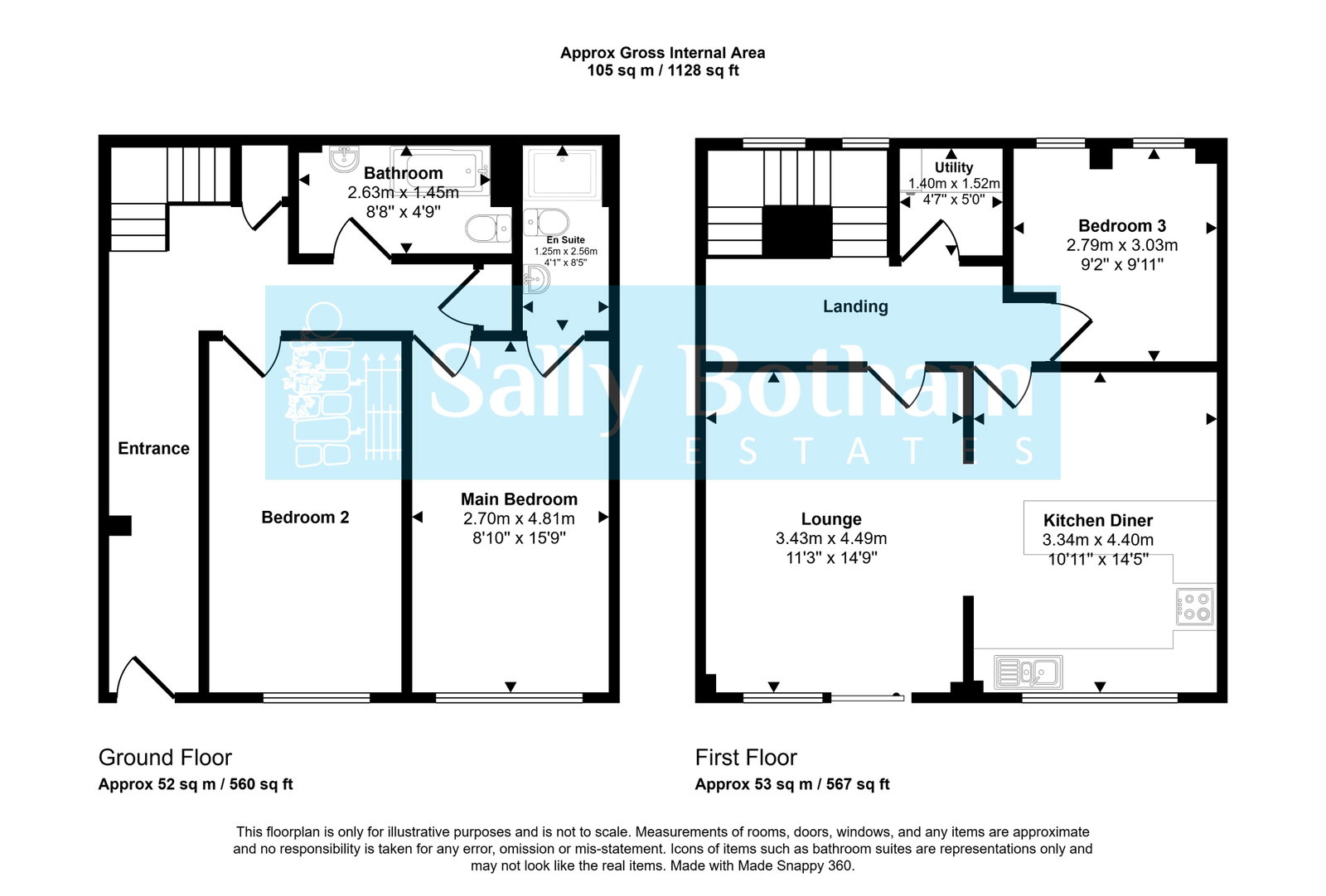 Floorplan for Jackson Road, Matlock, DE4 3JQ