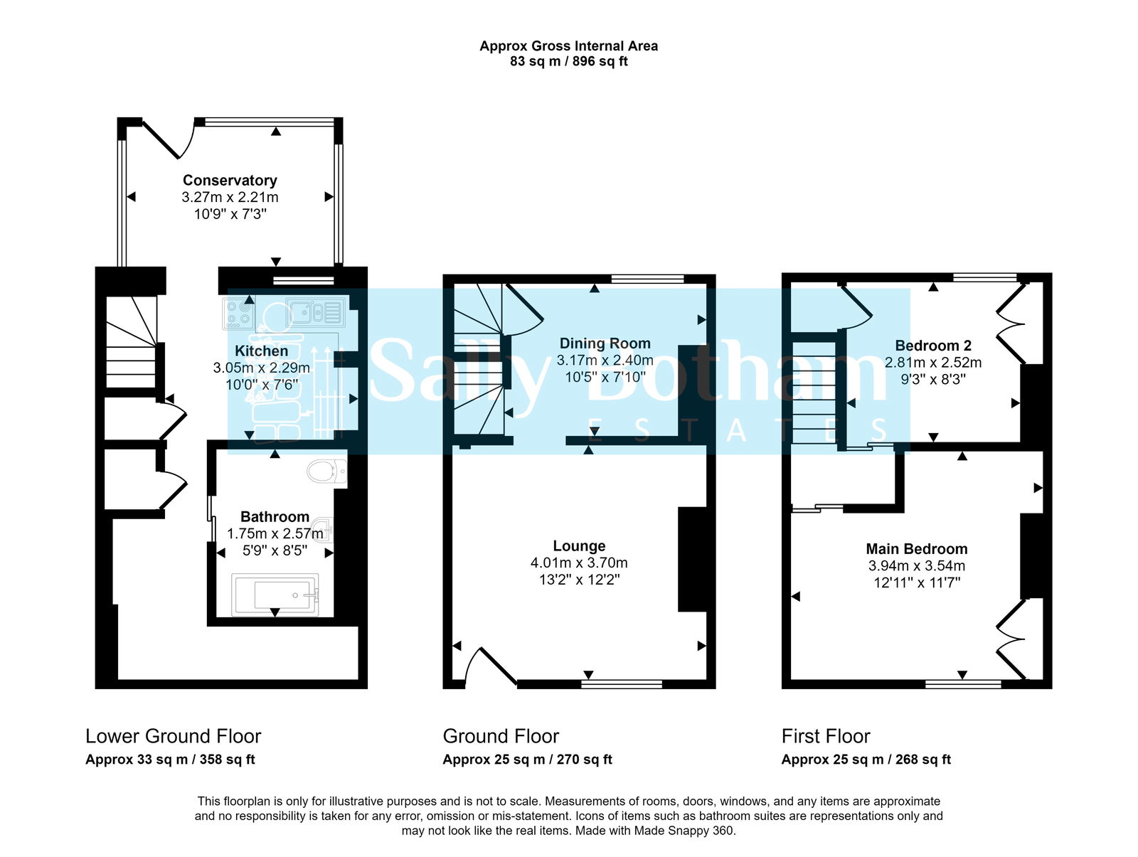 Floorplan for Eagle Terrace, Wensley.