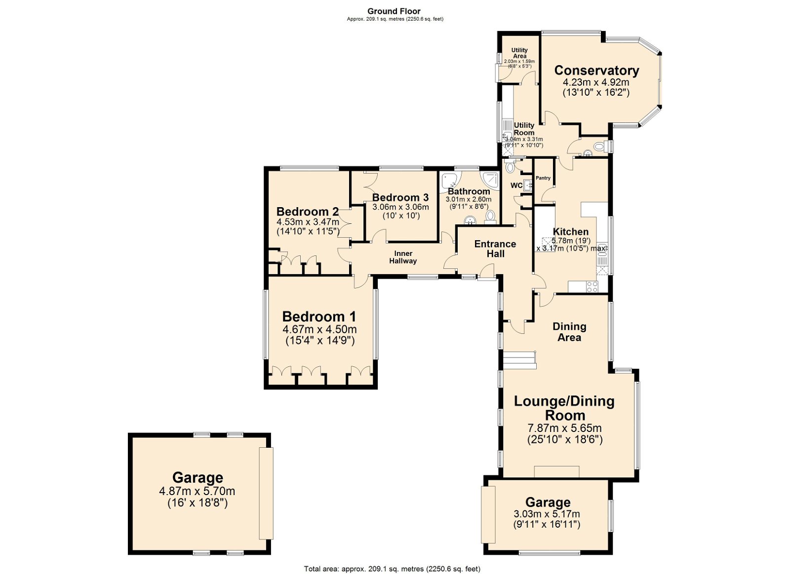 Floorplan for Holymoor Road, Holymoorside.