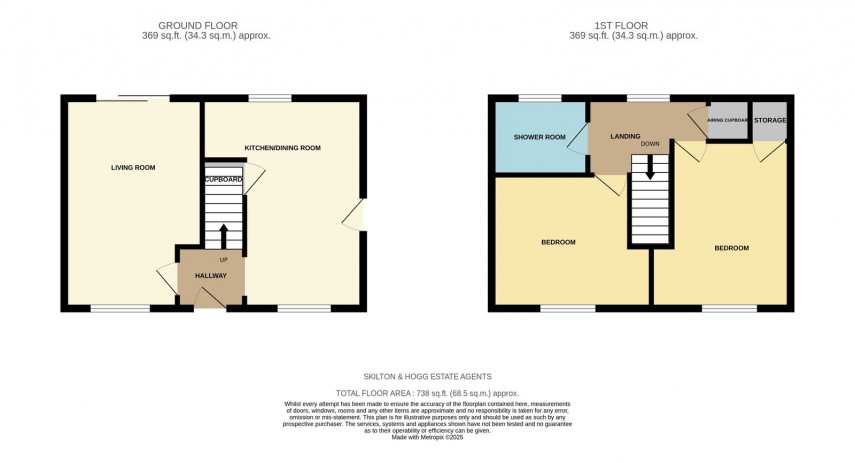 Floorplan for Curgenven Close, Byfield, Northamptonshire, NN11 3HP