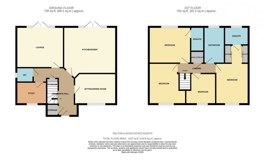 Floorplan for Battle Avenue, Daventry, NN11 2NX