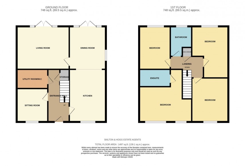 Floorplan for Thatcher Drive, Woodford Halse, Daventry, NN11 3UG