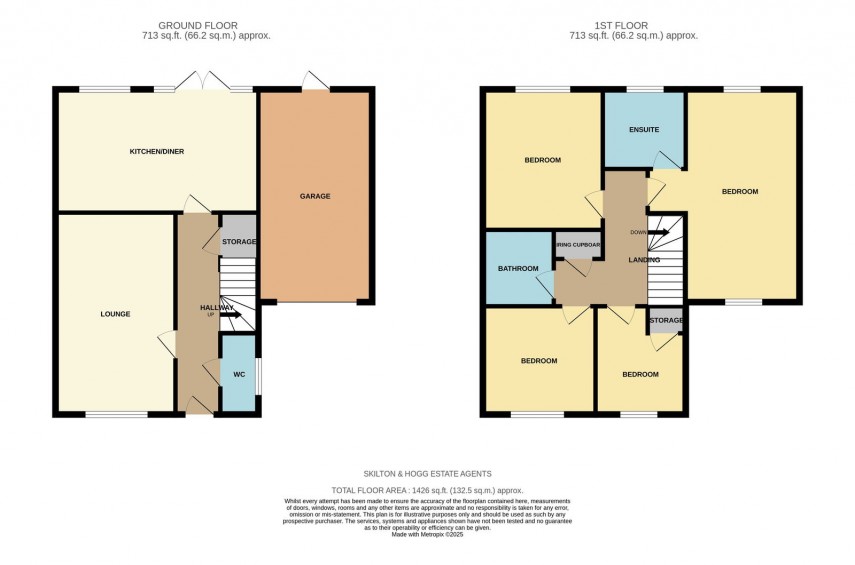 Floorplan for Cartmel Road, Monksmoor, Daventry NN11 2NY