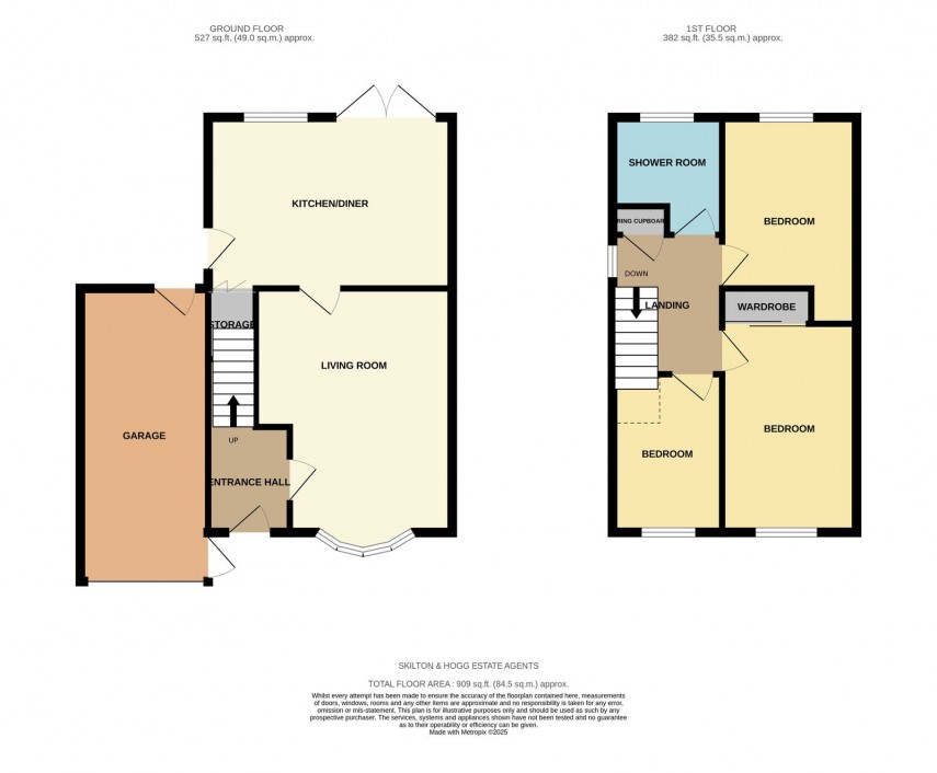Floorplan for Hussar Close, Daventry, NN11 9HJ