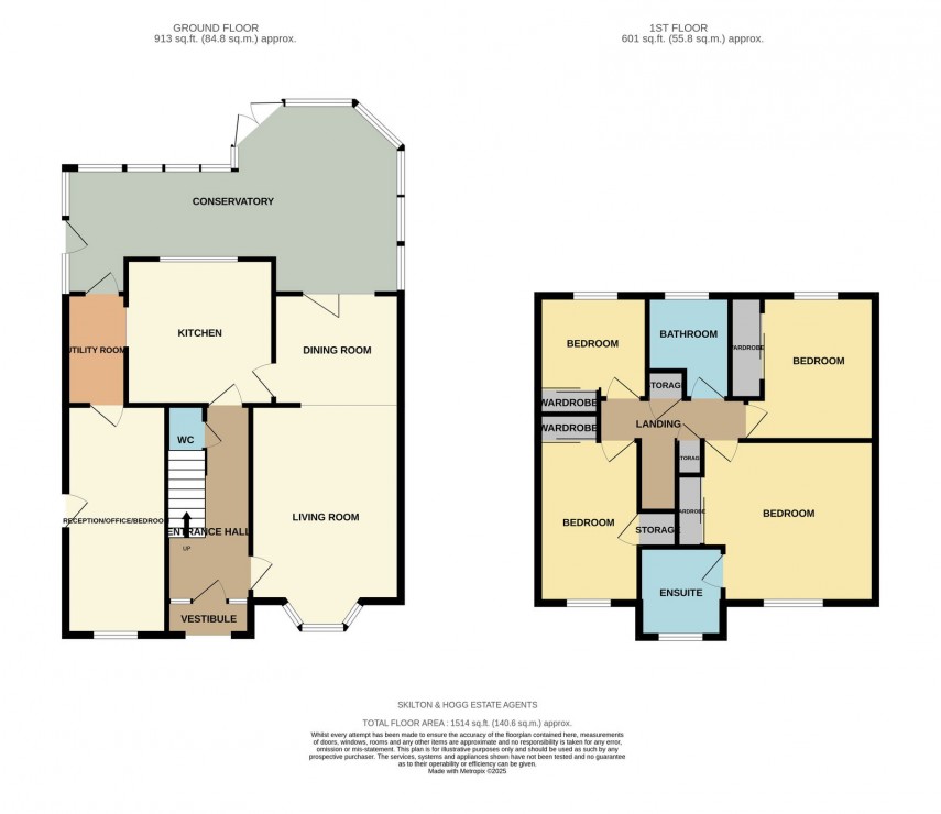 Floorplan for Gainsborough Way, Daventry, NN11 0GE