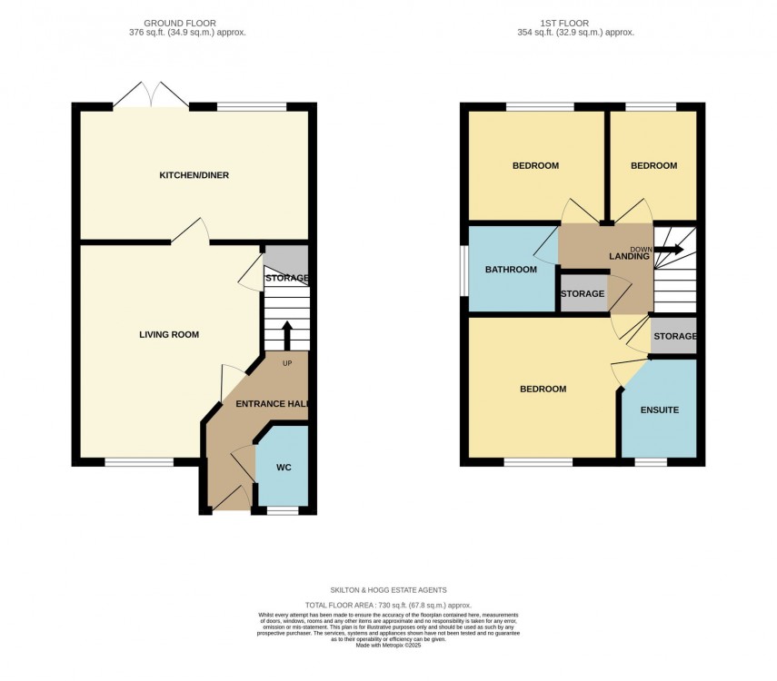 Floorplan for Aster Drive, Coton Park, Rugby, CV23 0HR