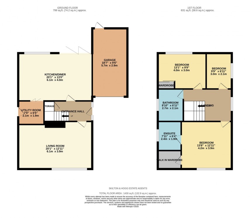 Floorplan for Bawnmore Road, Rugby, CV22 6JP