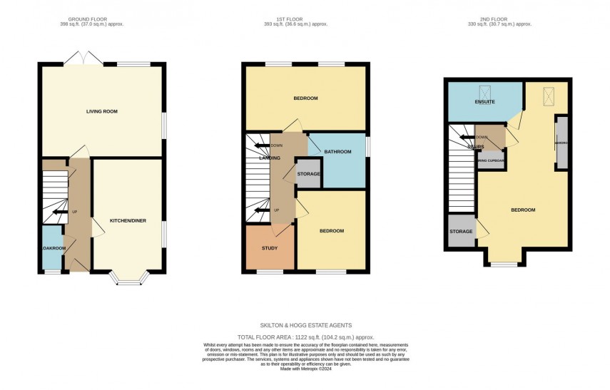 Floorplan for Cartmel Road, Monksmoor, Daventry, NN11 2PP