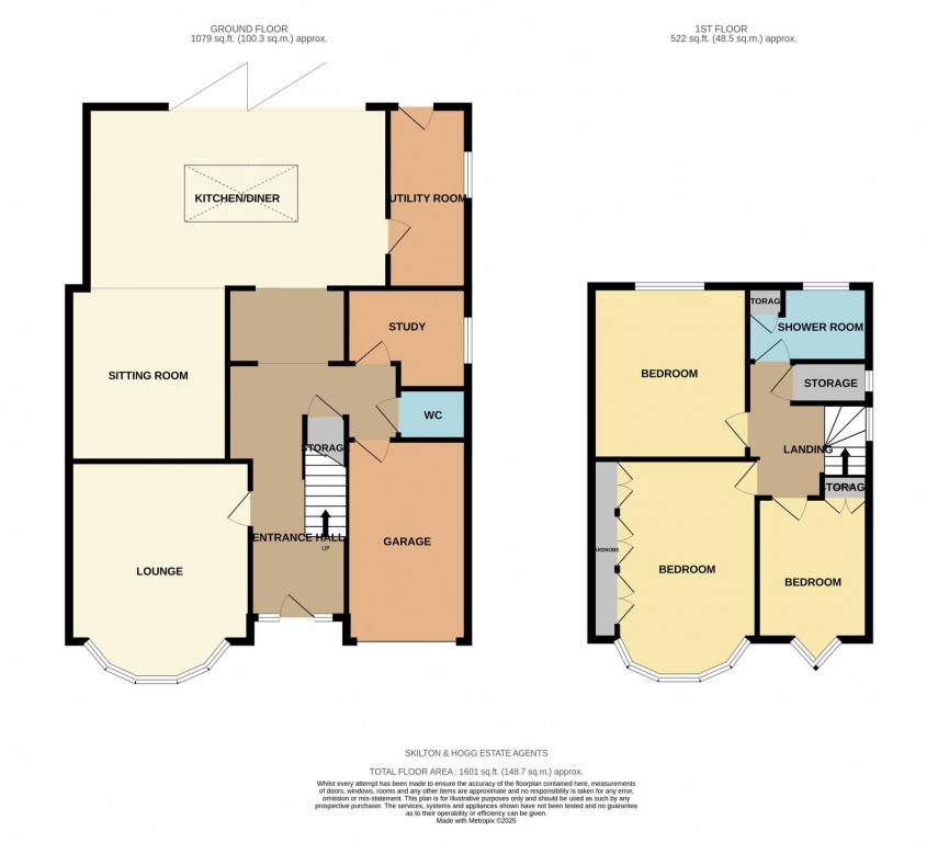 Floorplan for Loverock Crescent, Hillmorton, Rugby, CV21 4AS