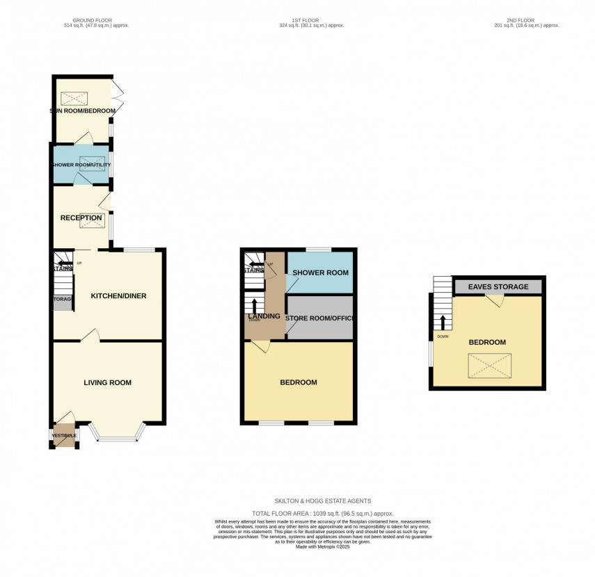 Floorplan for South Street, Woodford Halse, Daventry, NN11 3RF