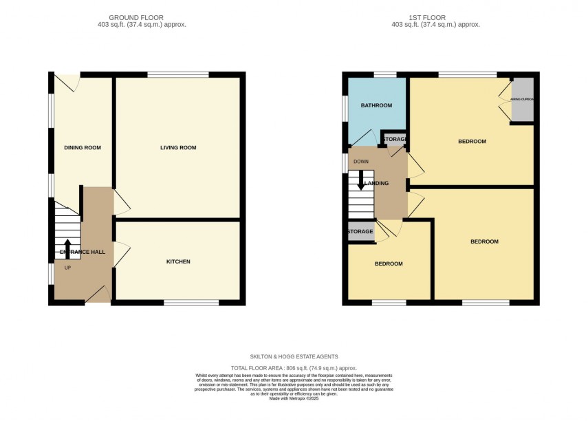 Floorplan for Tennyson Road, Daventry, NN11 9DQ