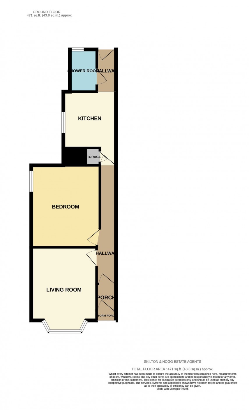Floorplan for Main Street, Bilton, Rugby, CV22 7NB