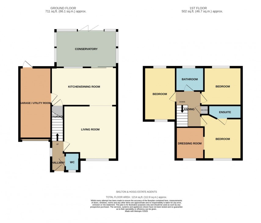 Floorplan for Highlands Drive, Daventry, NN11 8ST