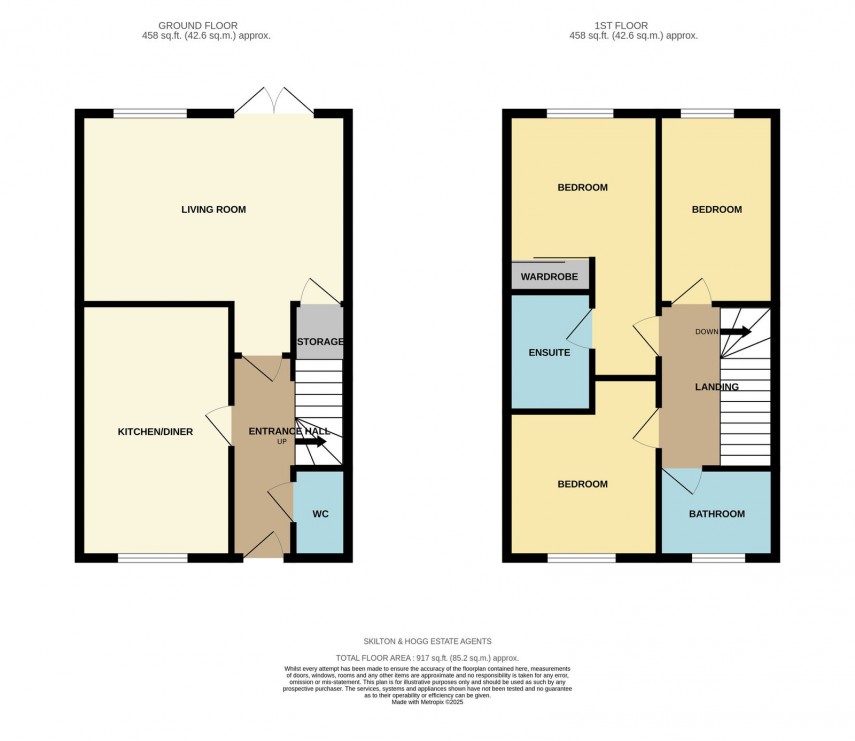 Floorplan for Mount Grace Road, Daventry, West Northamptonshire, NN11 2HD