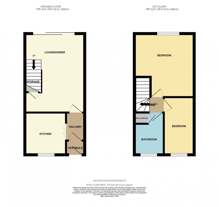 Floorplan for Sherwood Drive, Daventry, NN11 9SA
