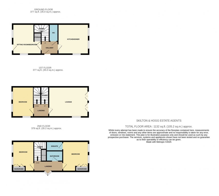 Floorplan for Chartwell Close, Daventry, NN11 8AS