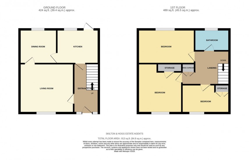 Floorplan for Overslade Lane, Rugby, CV22 6EE