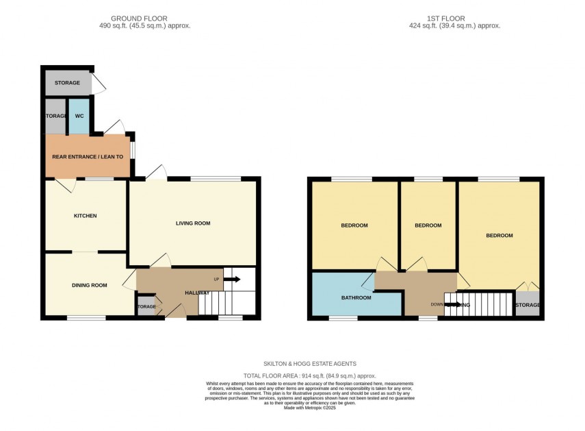 Floorplan for Lytham Road, Rugby, CV22 7PH