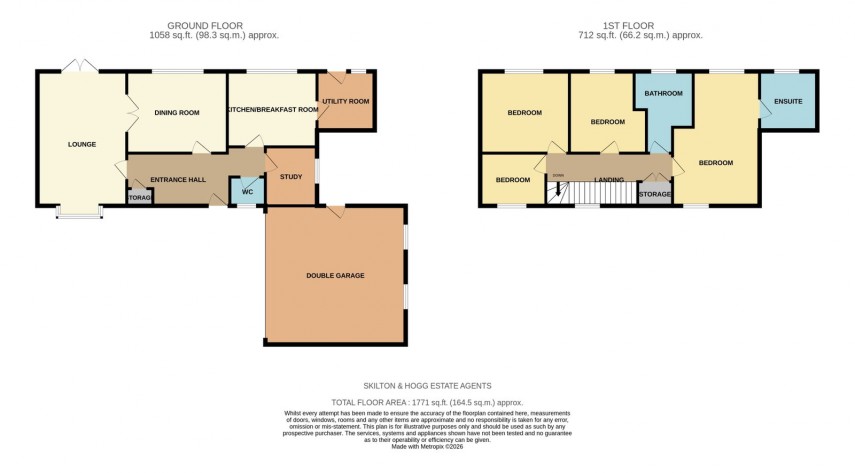 Floorplan for Churchfields, Staverton, Daventry, NN11 6DF