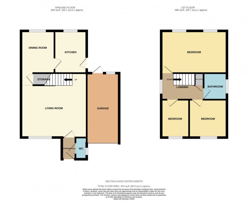 Floorplan for Gould Close, Braunston, Daventry, NN11 7HN