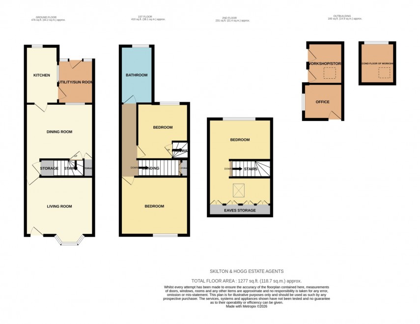 Floorplan for East Street, Long Buckby, Northampton, NN6 7RB
