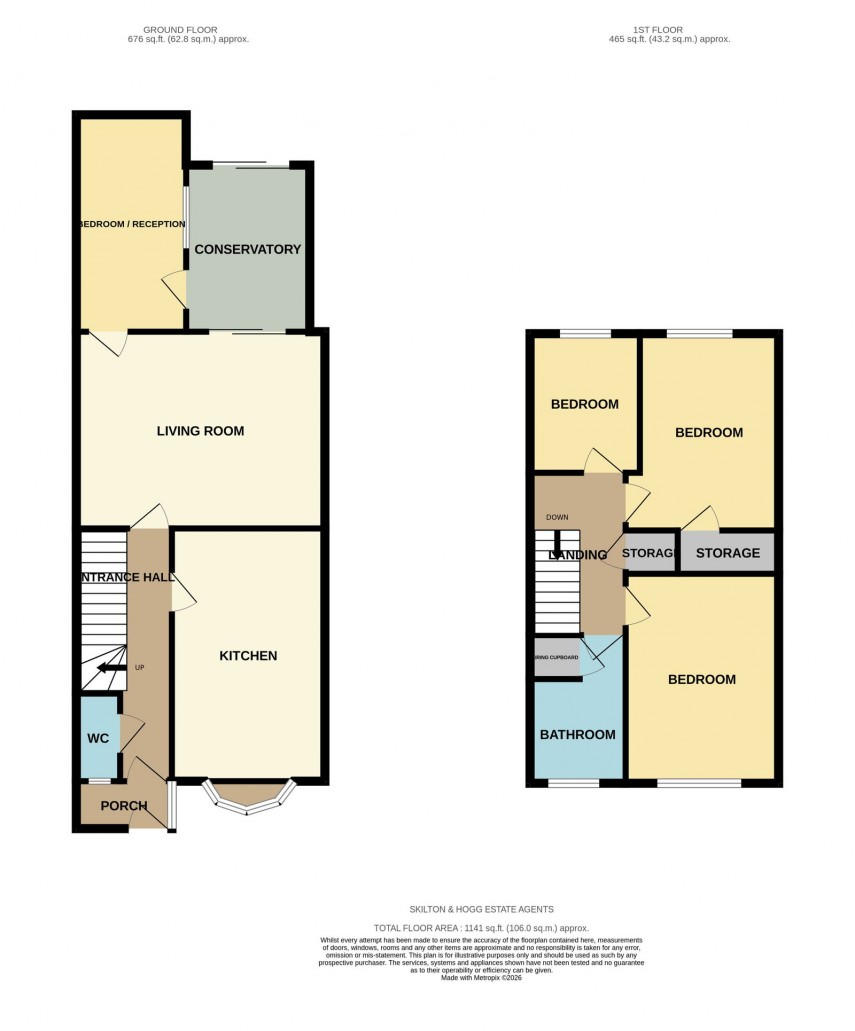 Floorplan for The Stour, Daventry, NN11 4PR