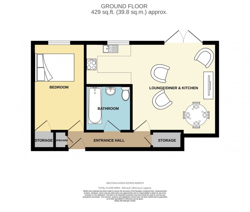 Floorplan for Primrose Hill, Daventry, NN11 4GF