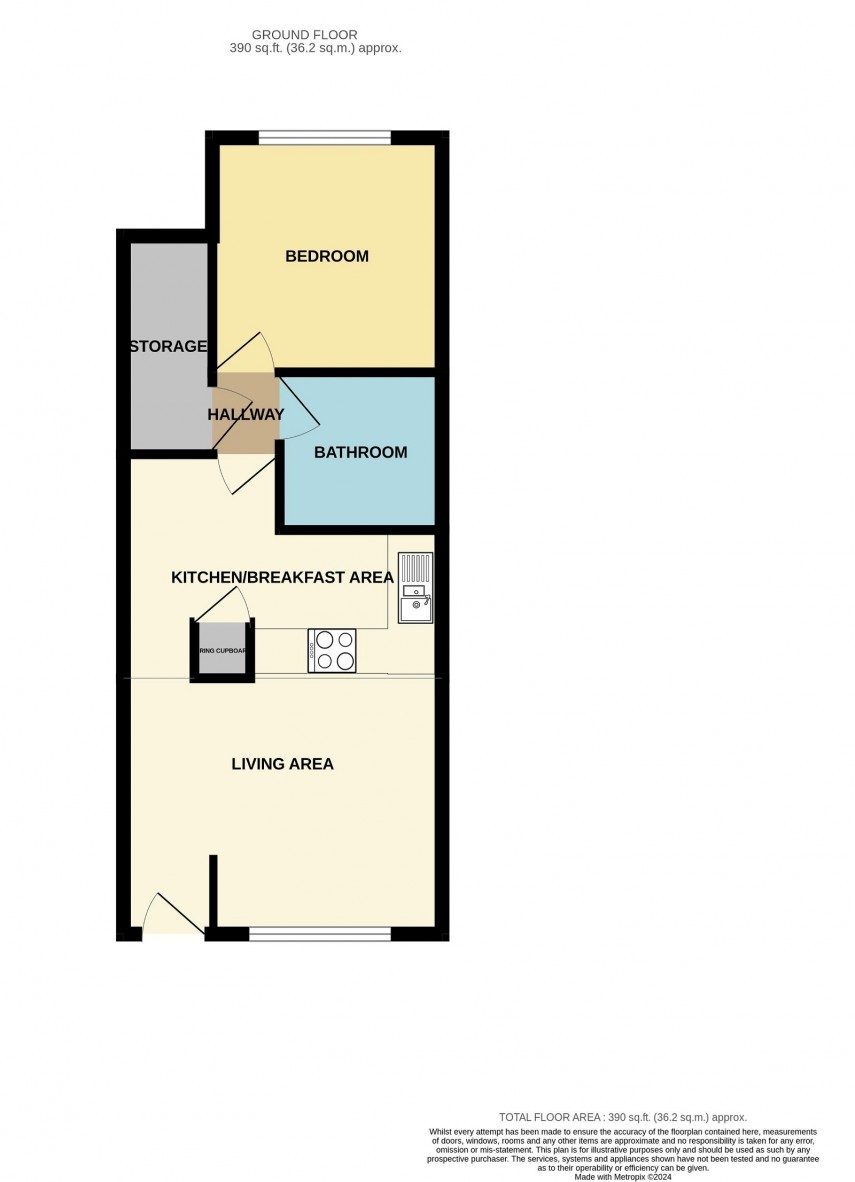 Floorplan for Cook Close, Ashby Fields, Daventry NN11