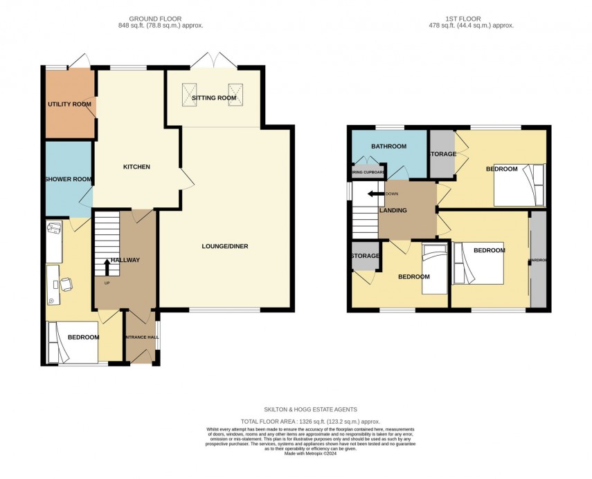 Floorplan for Onley Park, Willoughby, Rugby, CV23