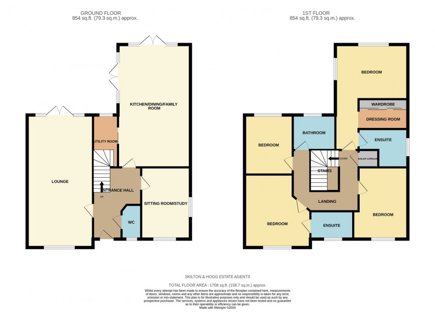Floorplan for Battle Avenue, Daventry, NN11 2NX