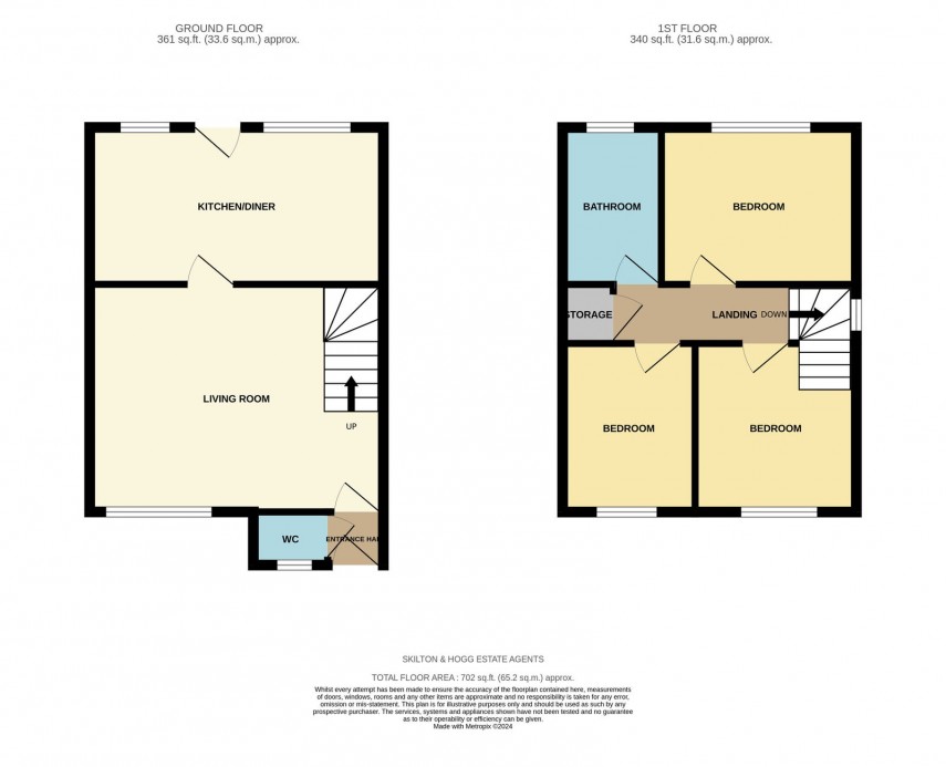 Floorplan for Selwyn Close, Daventry, NN11 4TP