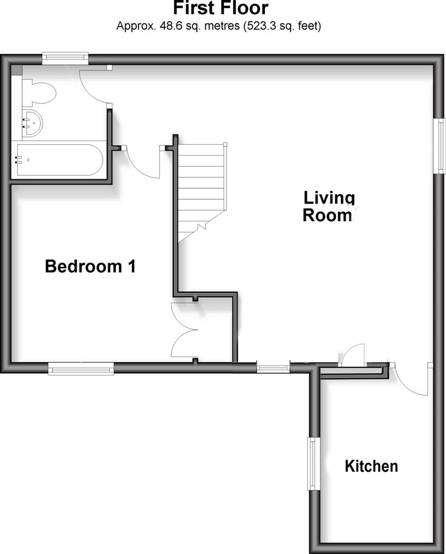 Floorplan for Churchwood Drive, Tangmere
